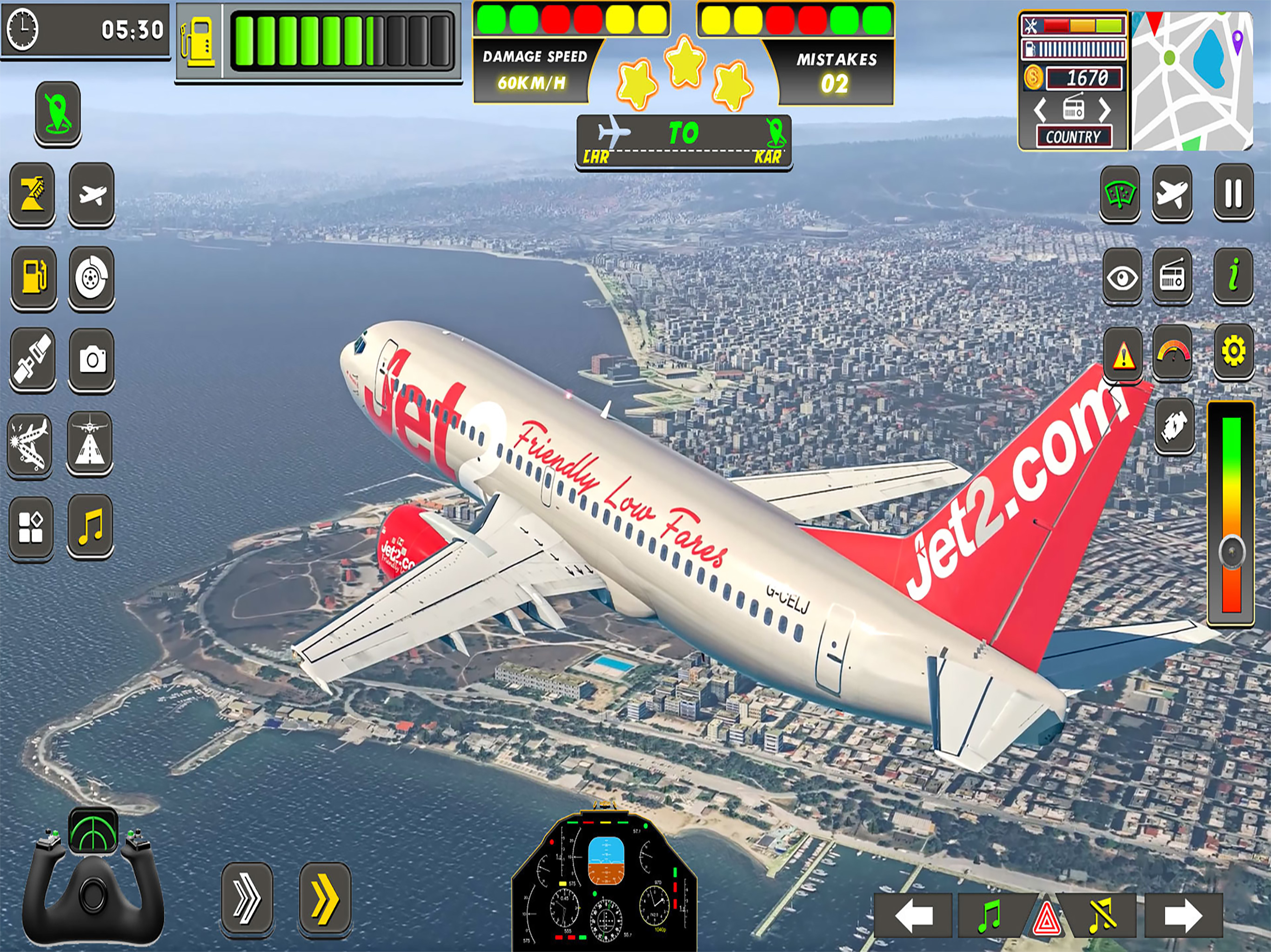 Flight Pilot Sky Airplane Game