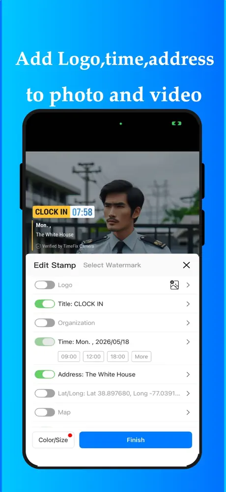TimeFix Camera Pro–Watermark‑App screenshot 2