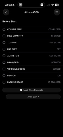 Sim Checklists - MSFS Screenshot 2 of 3