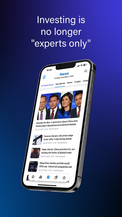 Fora: Crypto & Stock Screenshot