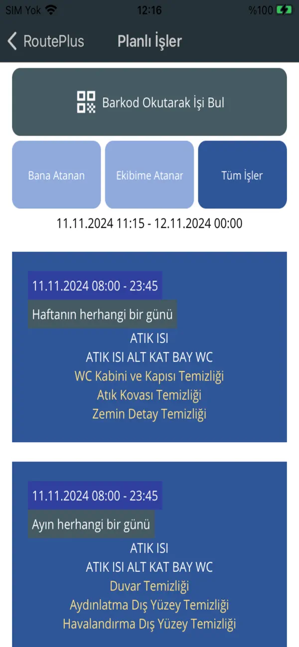 Screenshot #2 pour RoutePlus Görev Takip