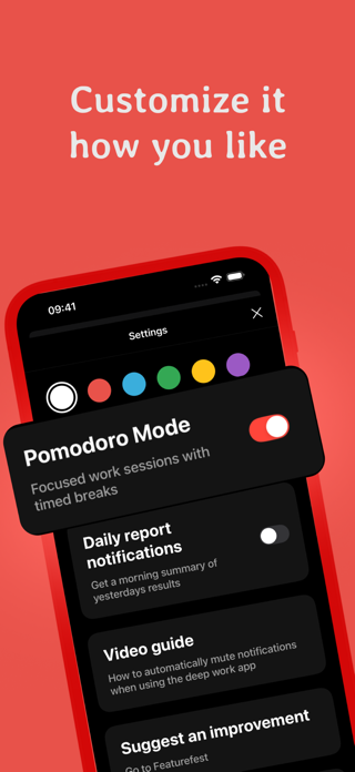 Pomodoro App Timer Screenshot 5 of 6