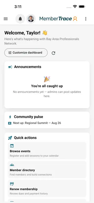 MemberTrace screenshot 2