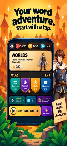 SoulForge: Word RPG Screenshot 2 of 4