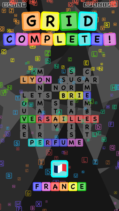Grid Words: Logical letters Screenshot