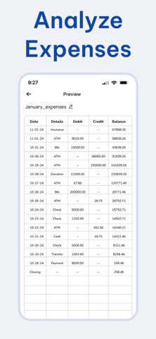 Bank Statement Converter: XLSX iPhone screenshot
