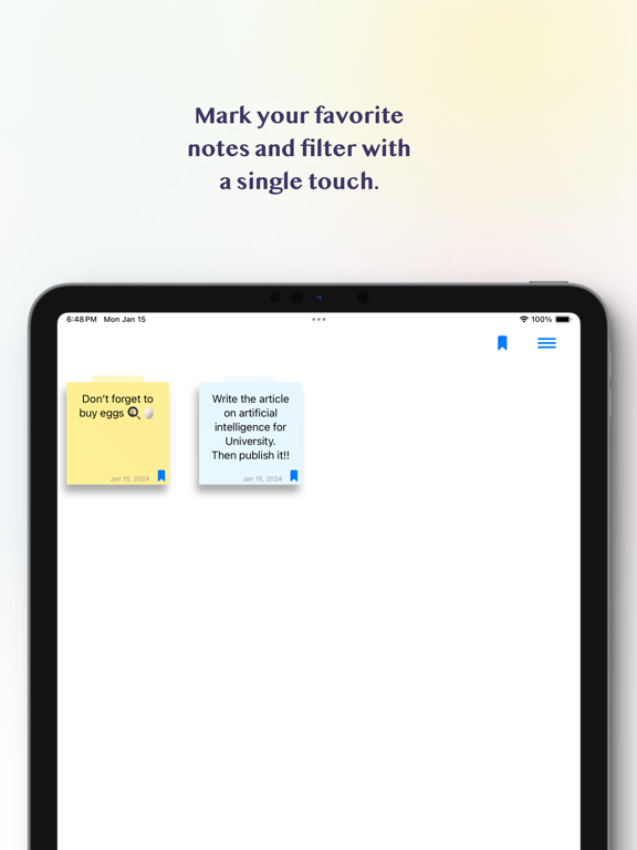 Screenshot #5 pour Stick-It Notes: Widget Rappel