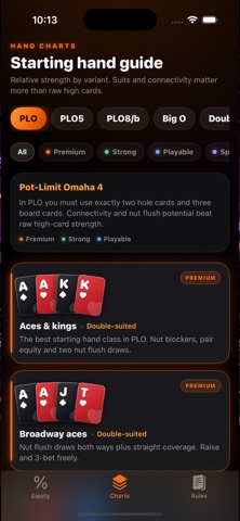 PLO Pro: Omaha Calculator Screenshot 4 of 4