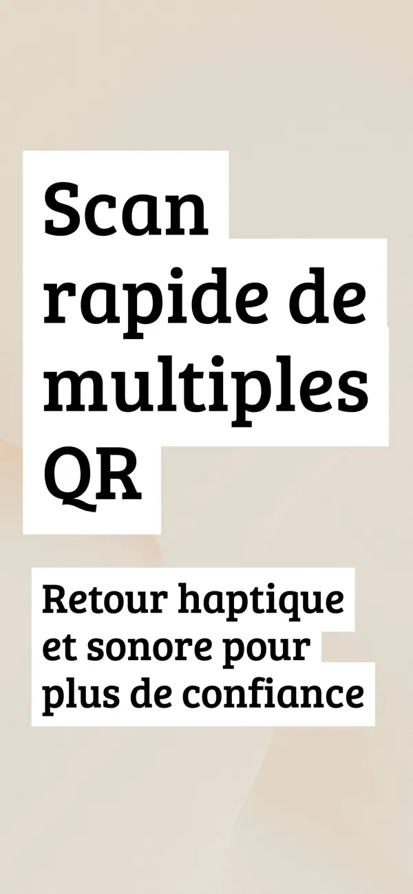 Screenshot #1 pour MultiQR Scanner