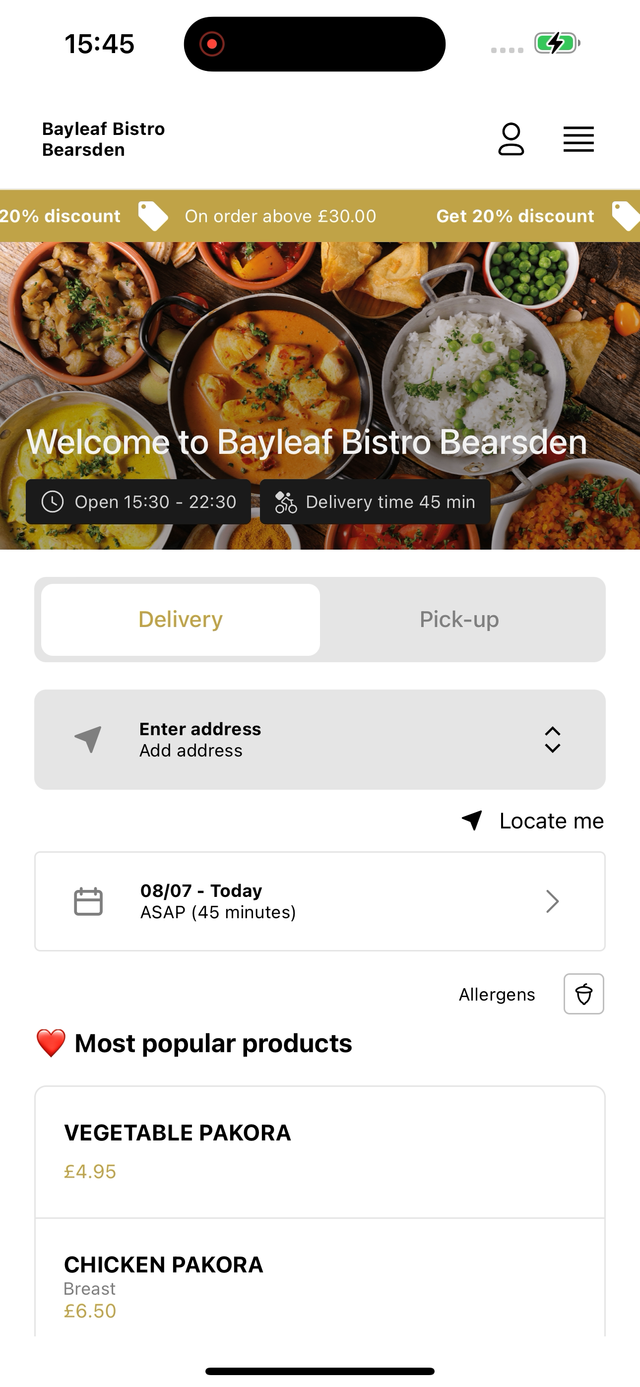 Bay Leaf Bistro & Takeaway UK screenshot 5