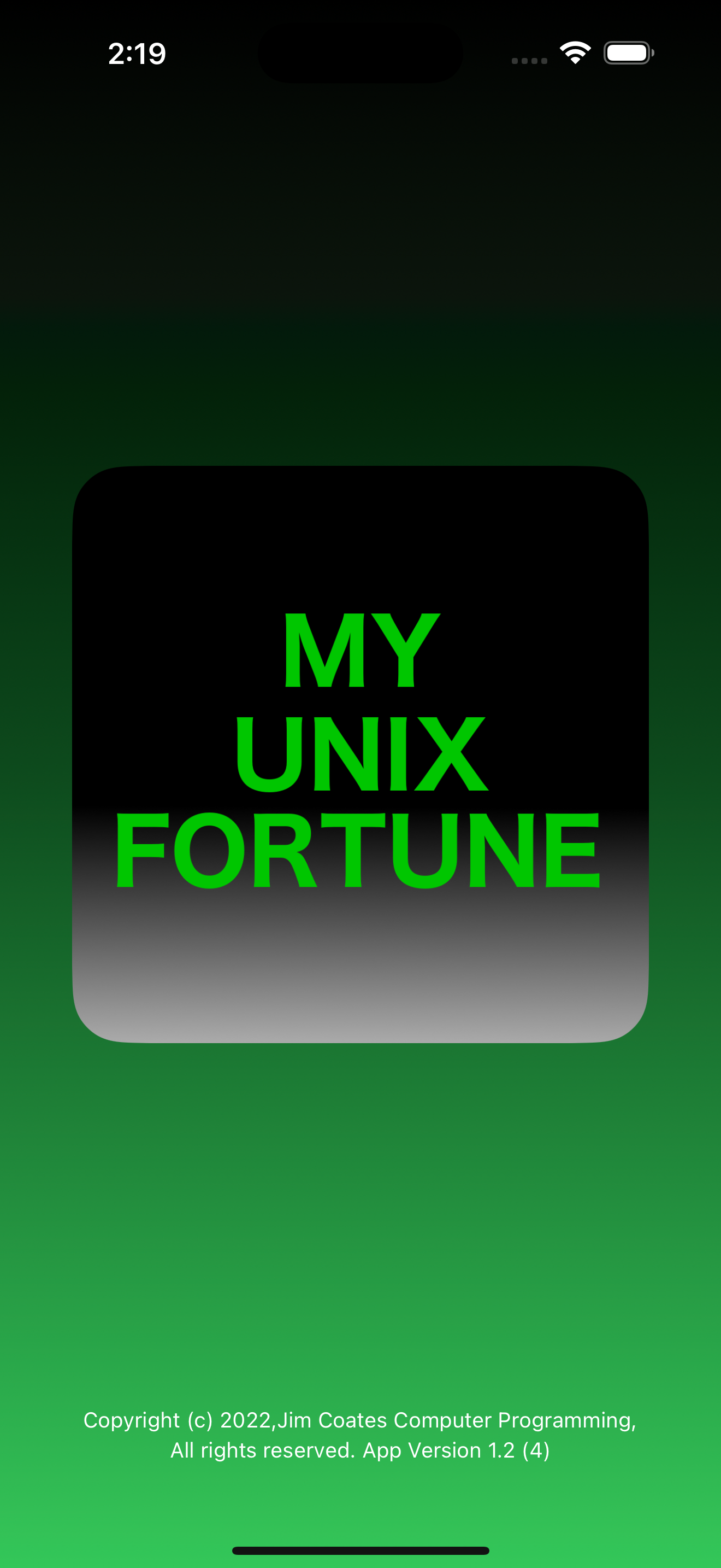 My Unix Fortune