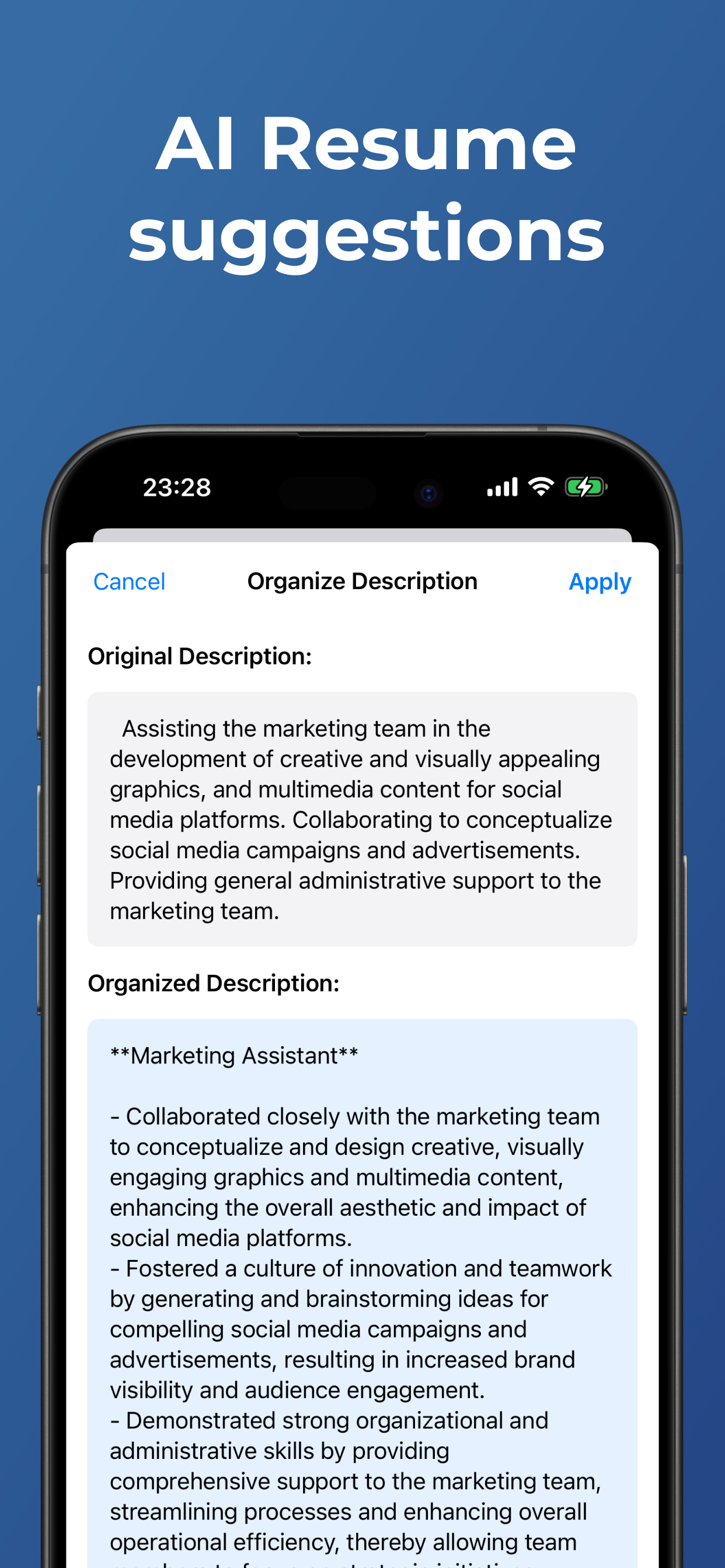 Resume Creator & Cover Letter screenshot 3