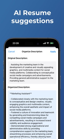 Resume Creator & Cover Letter screenshot