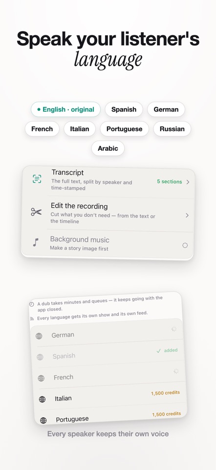 Snip: AI Podcast & Video Maker screenshot 6