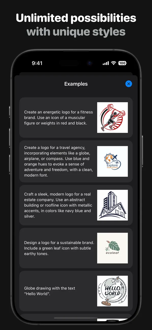 Screenshot #2 pour AI Logo Maker Business Symbols
