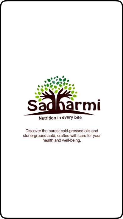 Sadharmi: Cold Pressed Foods Screenshot