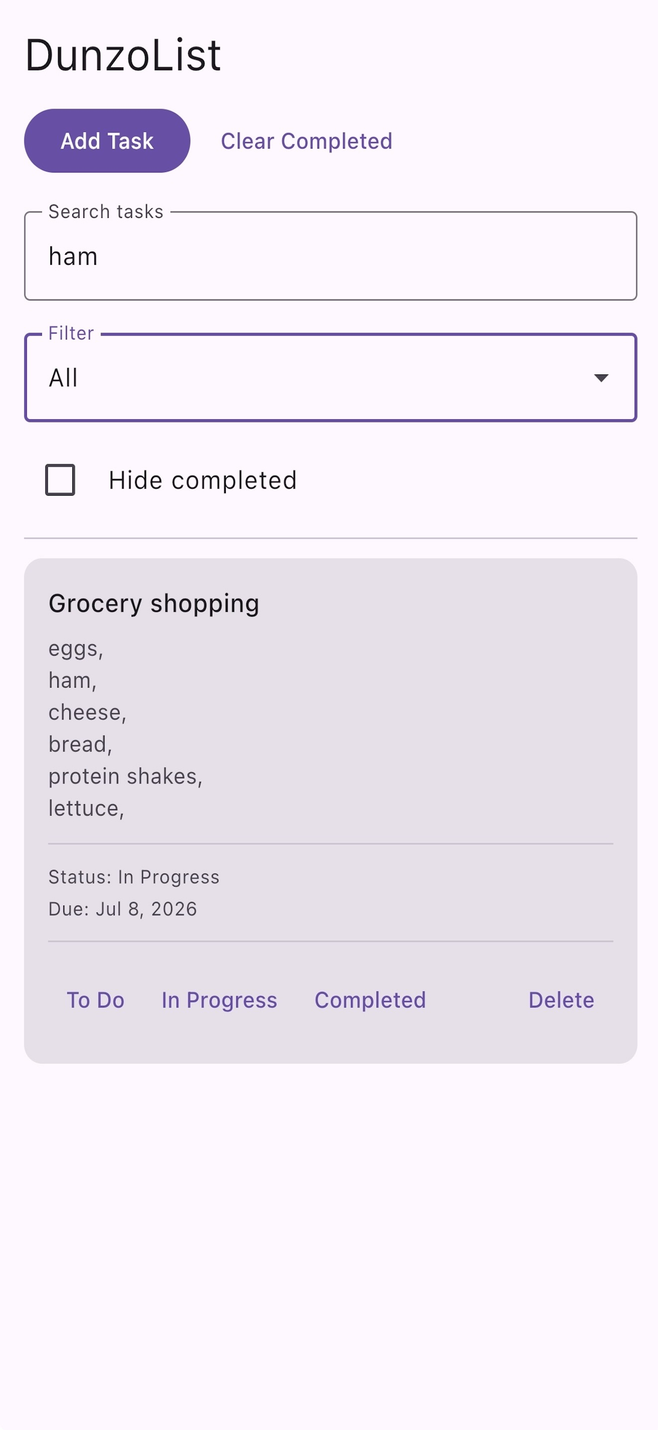 DunzoList screenshot 10
