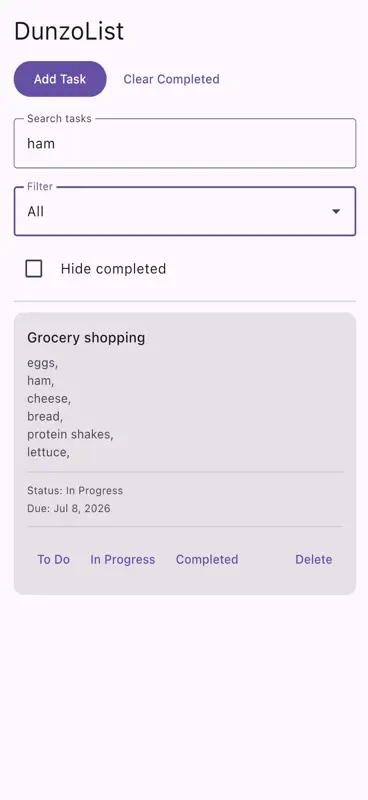 DunzoList screenshot 10 of 10