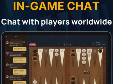 Online Backgammon iPad screenshot