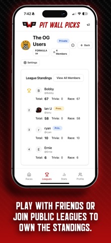 Pit Wall Picks Screenshot 5 of 7