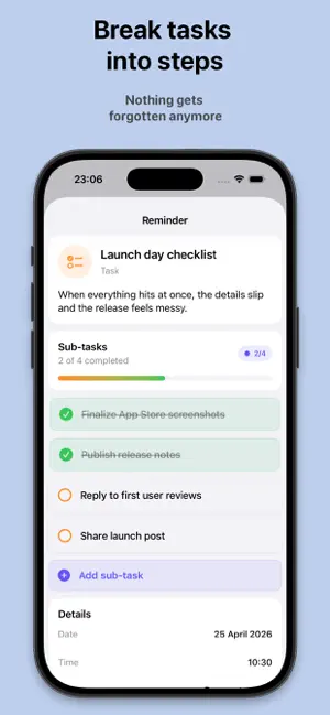 Simple Reminder: Tasks screenshot 3
