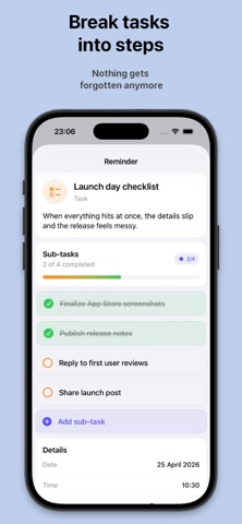 Simple Reminder: Tasks Screenshot 3 of 6
