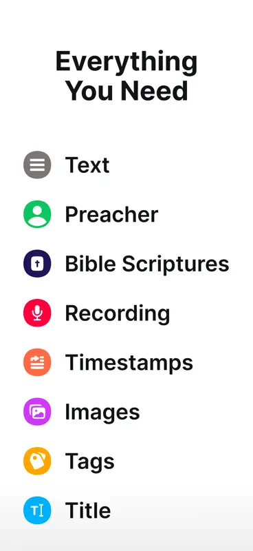 Spirit Notes: Sermon & Bible screenshot 7 of 7