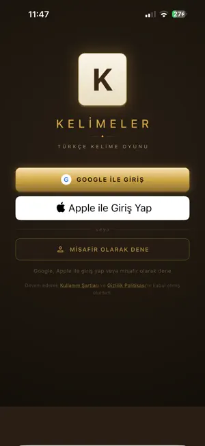 Kelimelik Ustası iPhone screenshot 1