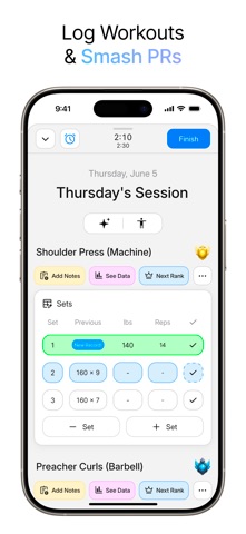 WeLift – Ranked Lifting Screenshot 3 of 6