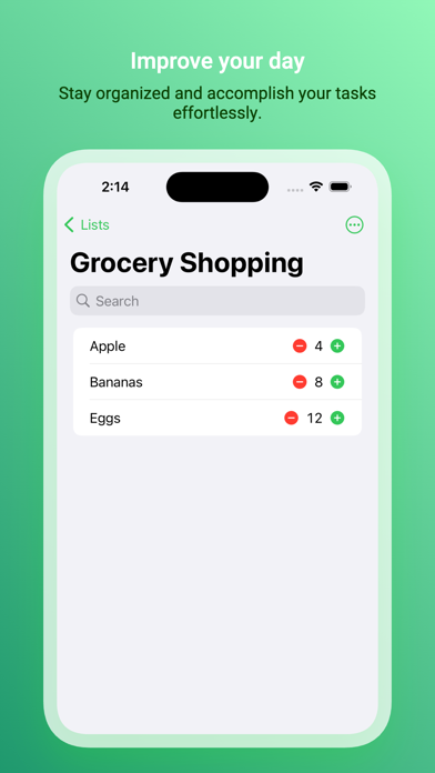 Tastik: Tasks and Lists Screenshot