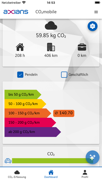 Co2mobile Screenshot