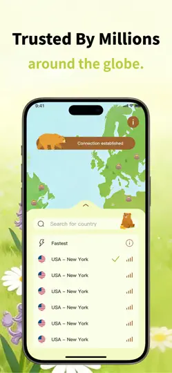 Скриншот ВПН - Super Bear Быстрый на iPhone 4