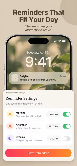 DailyMe: Affirmations & Mood screenshot 3