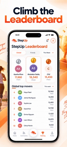 Pedometer Step Counter: StepUp Screenshot 2 of 4