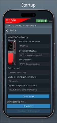 SEW DriveRadar IoT App Screenshot 5 of 8