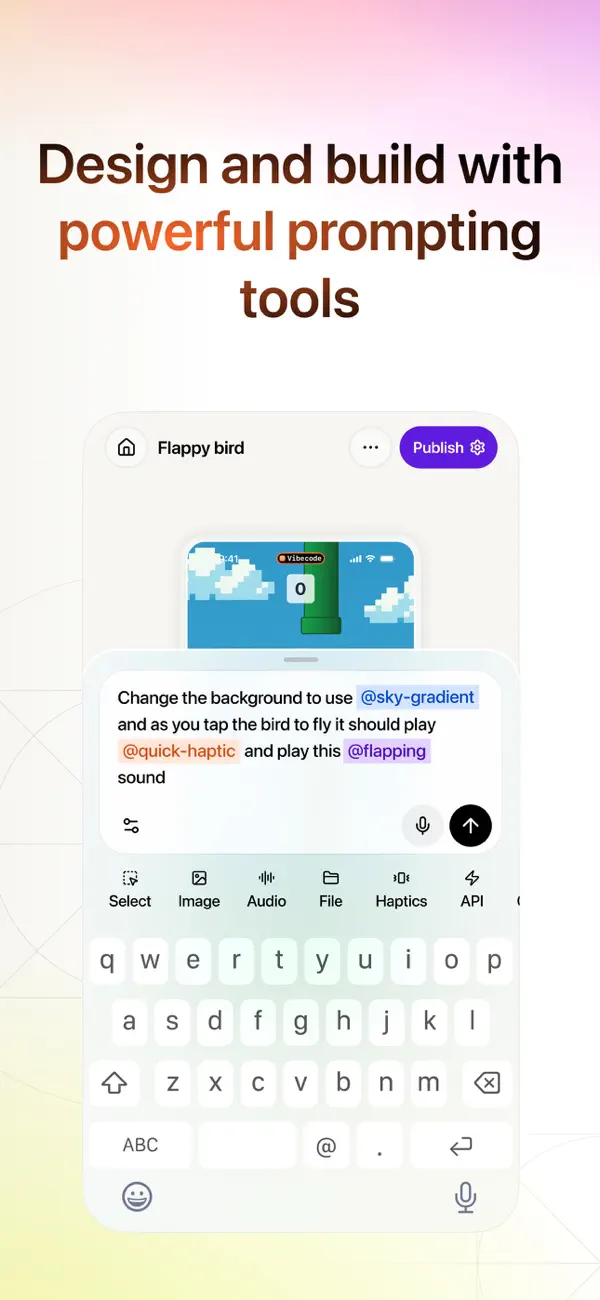 #3. Vibecode - AI App Builder (iOS) De: Software Composer
