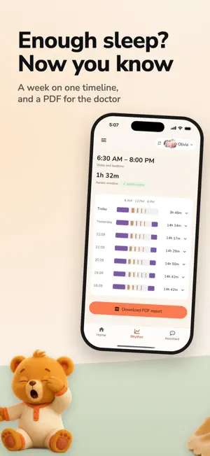 Lupibu: Baby Sleep Tracker screenshot 5