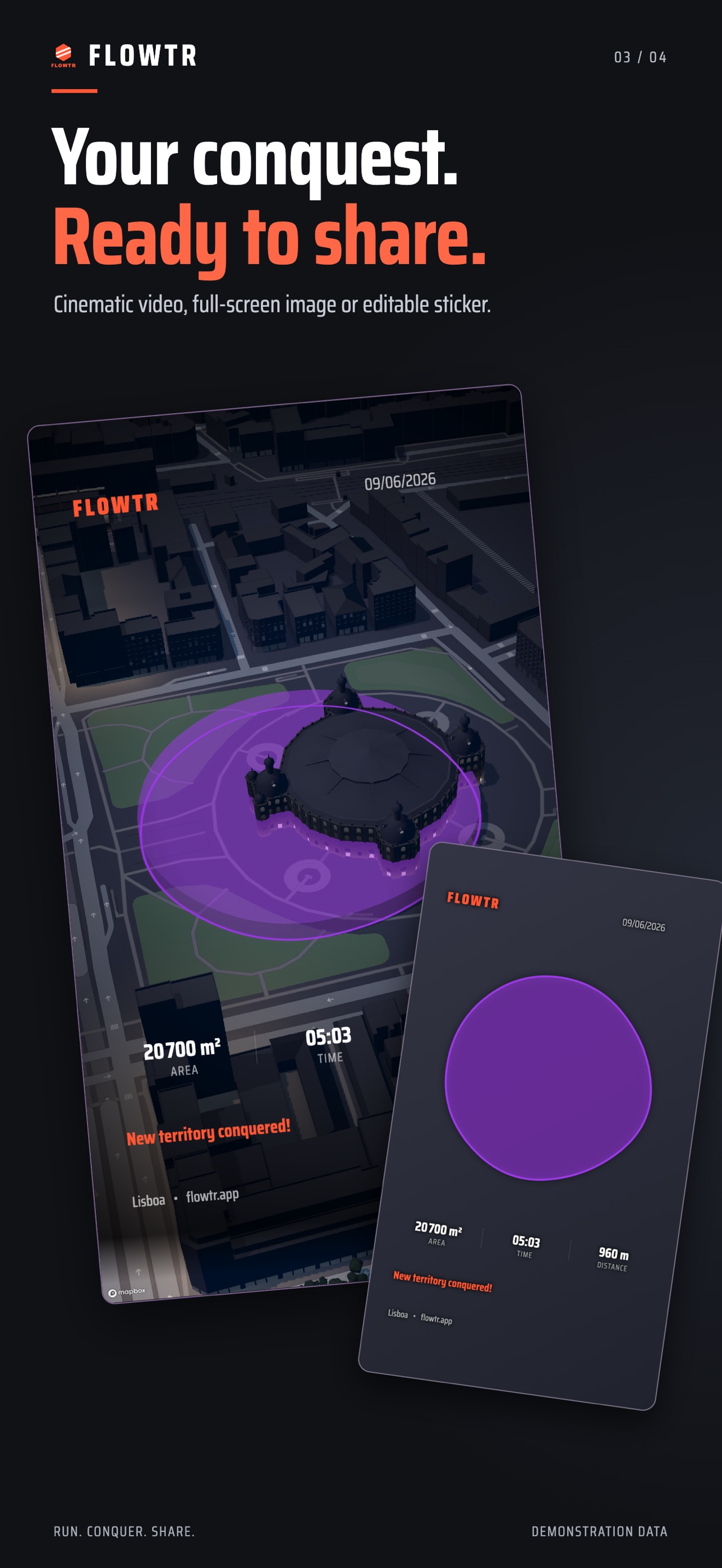 Screenshot 3 of Flowtr: Territory Running
