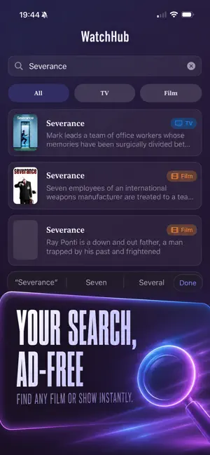 WatchHub: TV & Movie Tracker screenshot 2