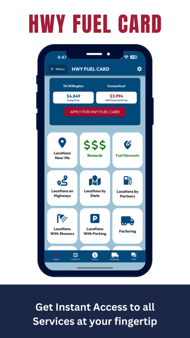 HWY FUEL CARD Screenshot