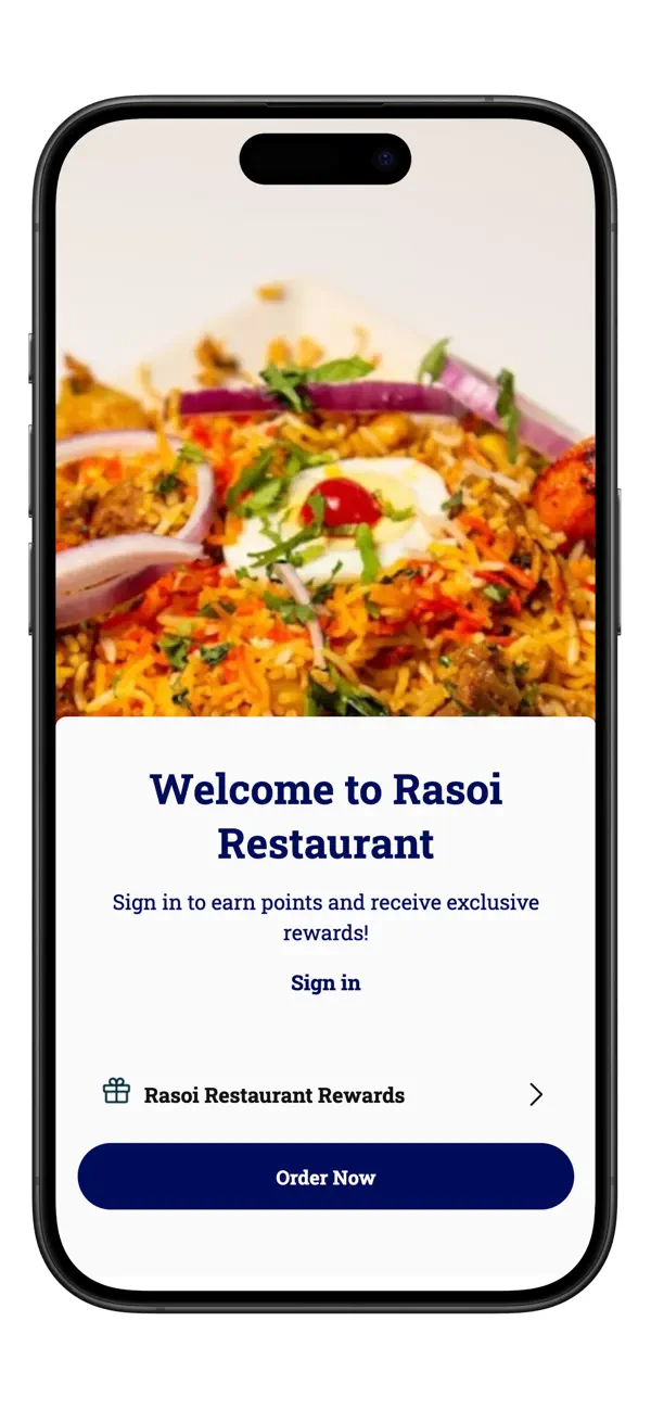 Screenshot #3 pour Rasoi Restaurant App