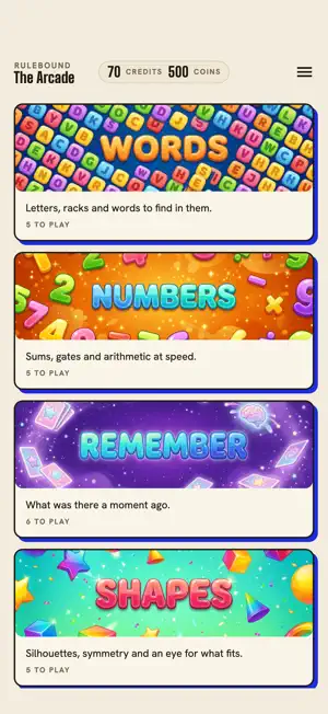 Rulebound: Brain Arcade screenshot 1