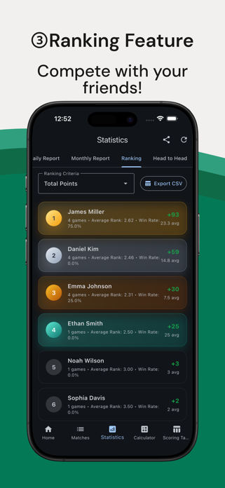 MemoJong – MahjongScoreTracker Screenshot 5 of 9