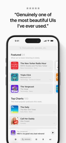 Neuecast: Podcast App iPhone screenshot 3