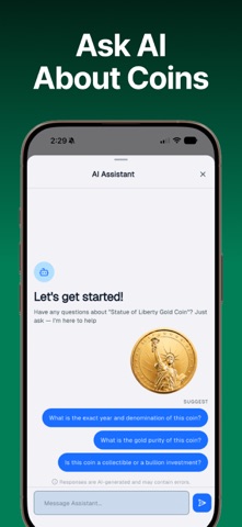 Coin ID: Value Identifier App iPhone screenshot