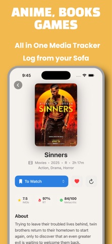 Movie Tracker Watchlist: Shelf screenshot