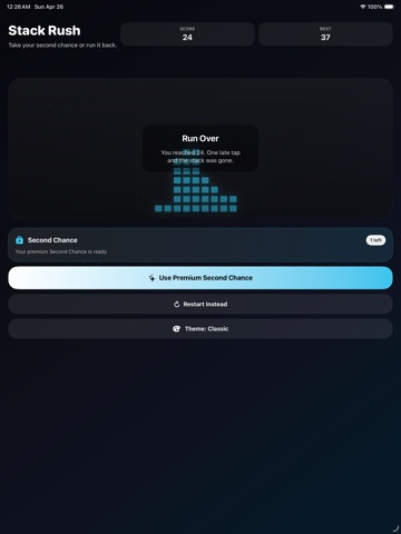 Stack Rush: Tap Tower iPad screenshot