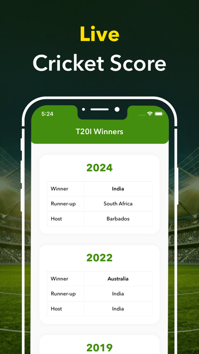Live Cricket TV Streaming. Screenshot