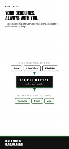 CellAlert: Deadline Reminders Screenshot 1 of 4