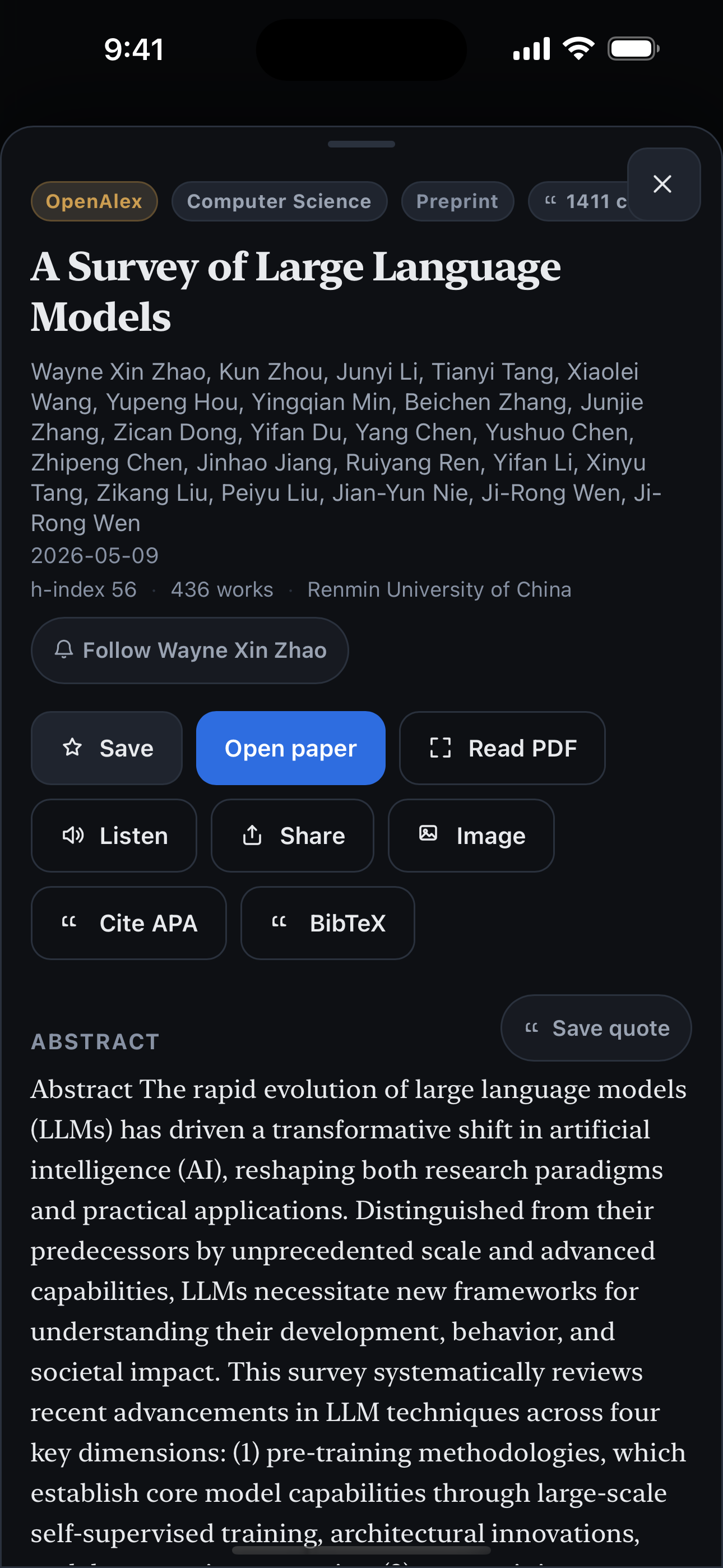 Folio: Research Feed screenshot 3
